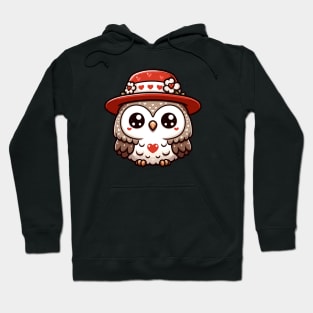 Cute Kawaii Valentine's Ow Hoodie